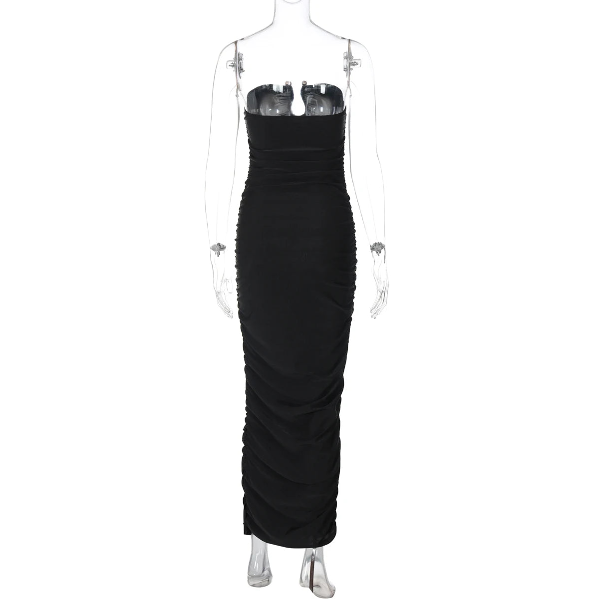 Elegant Long Dress Sleeveless Strapless
