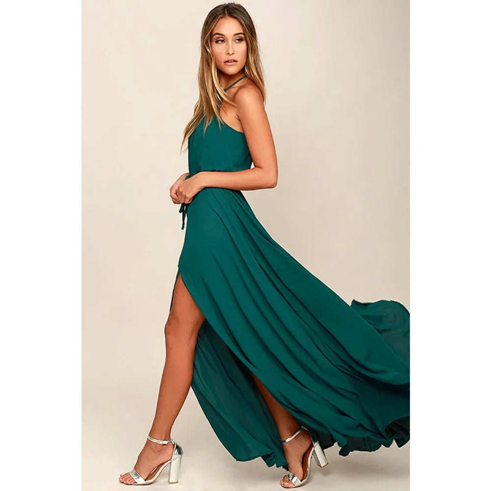 Split Boho Dress / Maxi Dress / Dress Sundress
