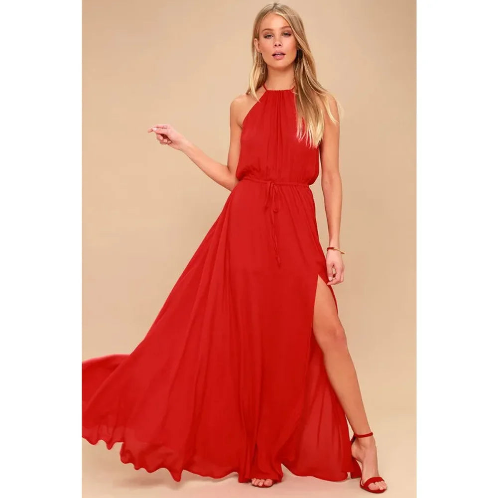 Split Boho Dress / Maxi Dress / Dress Sundress