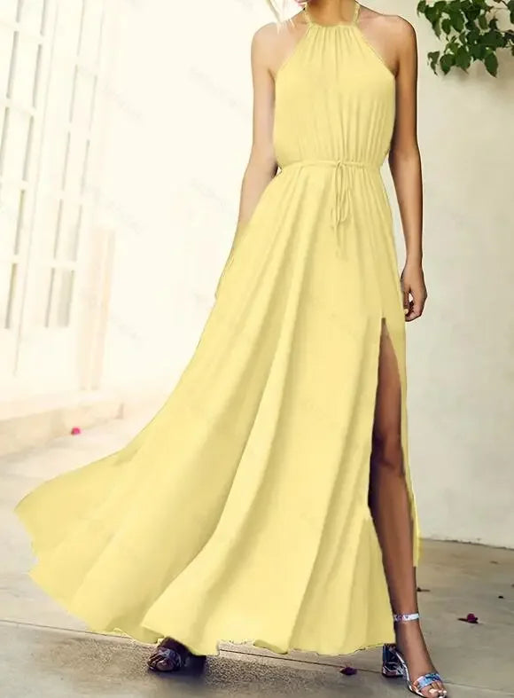 Split Boho Dress / Maxi Dress / Dress Sundress