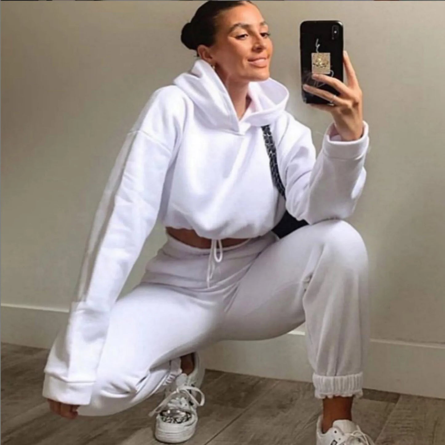 New Women's Hoodies Two Piece Set - Oversized Hoodie Sweatpants