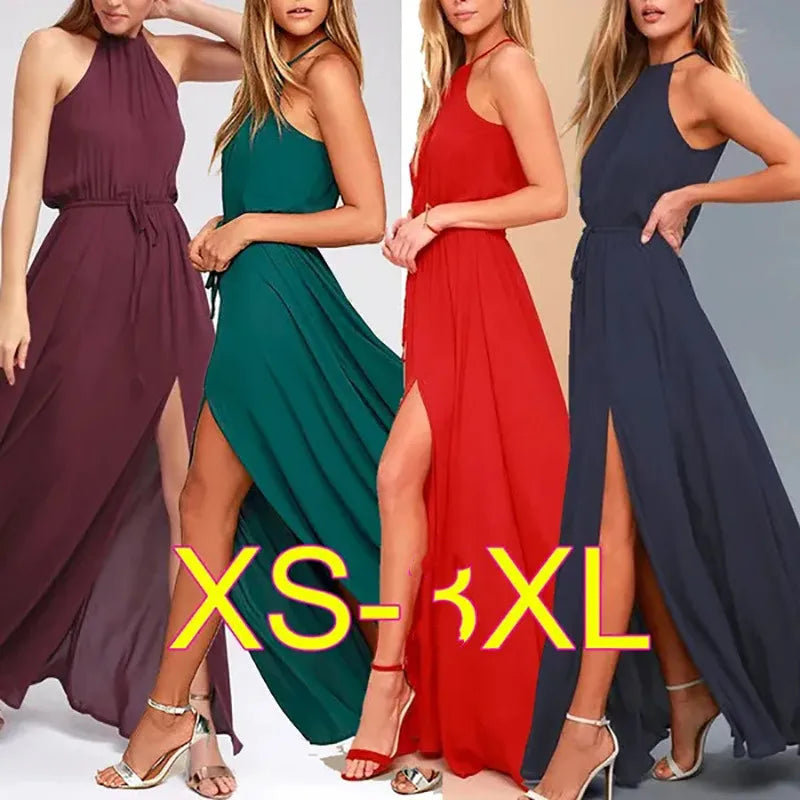 Split Boho Dress / Maxi Dress / Dress Sundress
