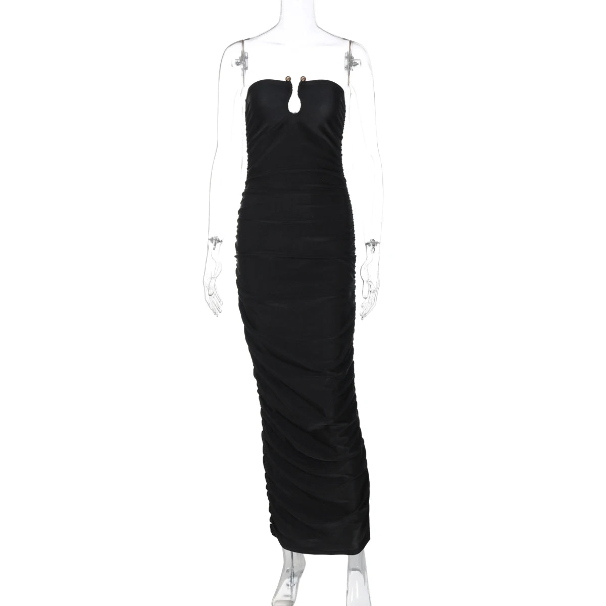 Elegant Long Dress Sleeveless Strapless
