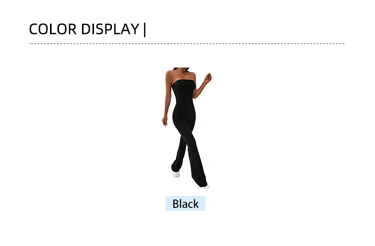 Women's Drawstring Waist Jumpsuit Pants