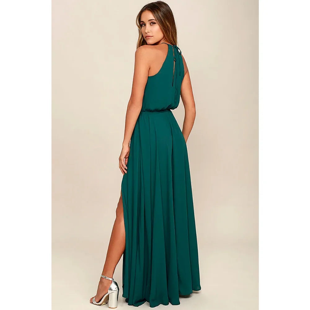 Split Boho Dress / Maxi Dress / Dress Sundress