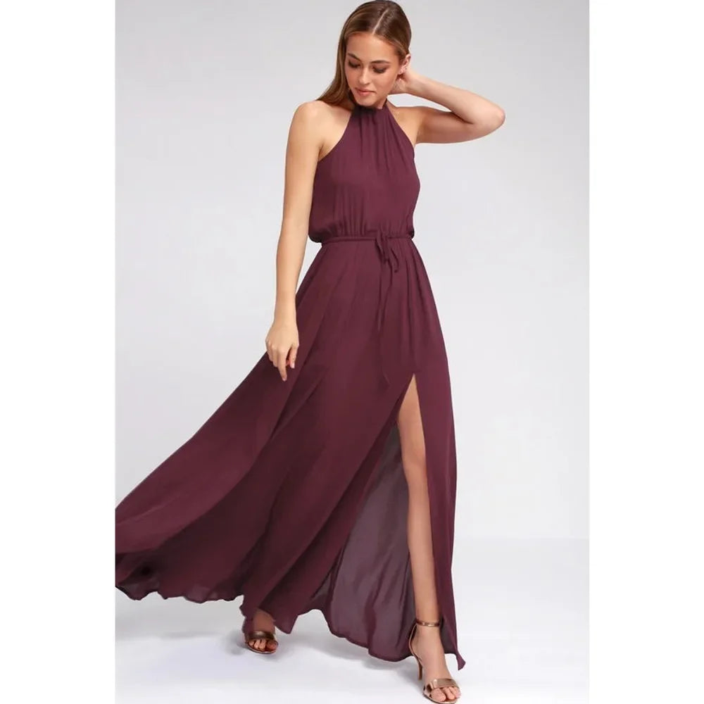 Split Boho Dress / Maxi Dress / Dress Sundress