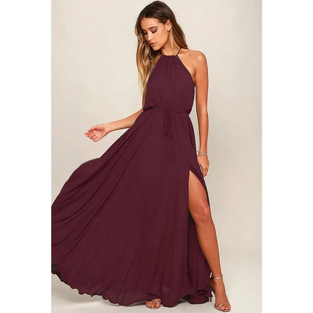 Split Boho Dress / Maxi Dress / Dress Sundress