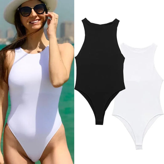 BodySuits One Pieces Sleeveless Sexy